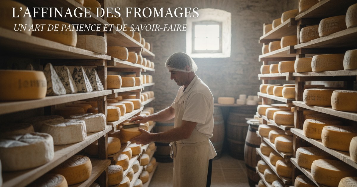 L’affinage des fromages : un art de patience et de savoir-faire