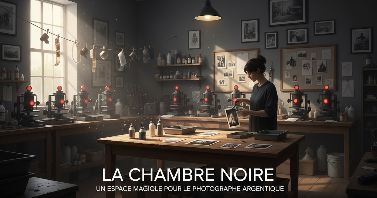 La chambre noire : un espace magique pour la photographie argentique
