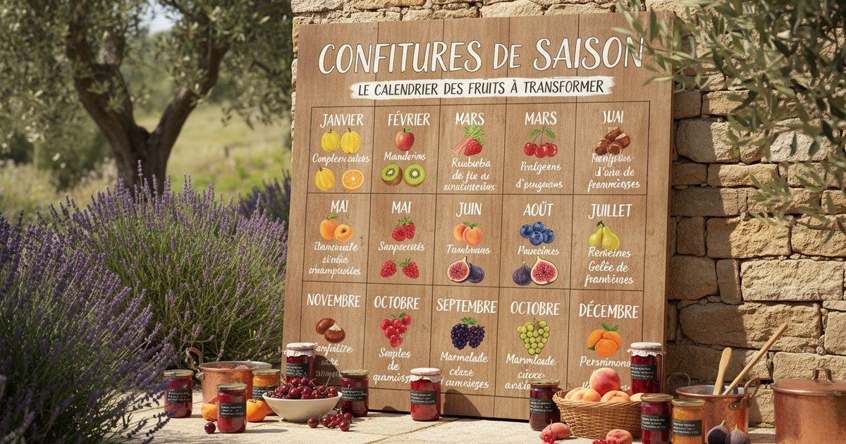 Confitures de saison : le calendrier des fruits à transformer