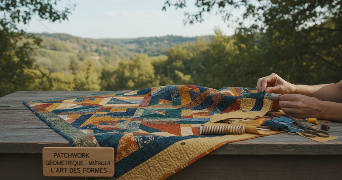 Le patchwork géométrique : maîtriser l’art des formes