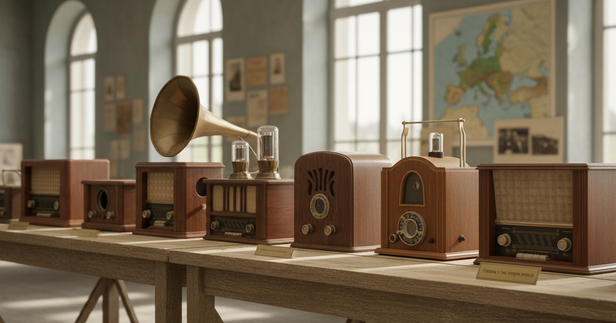 Les postes de radio TSF : témoins d’une époque révolue